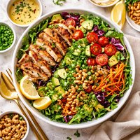 Lemon Cashew Chicken Salad