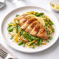 Lemon Chicken and Spring Veg Noodles