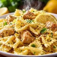Lemon Chicken Bow Tie Pasta