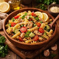 Lemon Chicken Pasta Salad