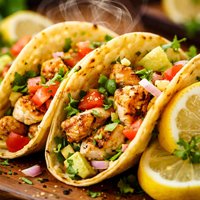 Lemon Chicken Tacos