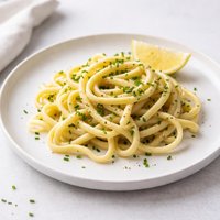 Lemon Chive Fettuccine
