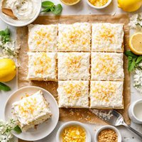 Lemon Coconut Sheet Cake