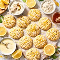 Lemon Cookies with Protein Powder