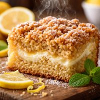 Lemon Cream Cheese Coffee Cake