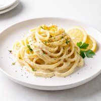 Lemon Cream Fettuccini