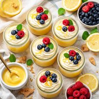 Lemon Curd Pots