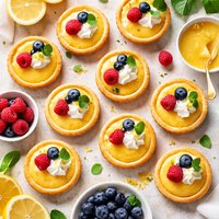 Lemon Curd Tartlets
