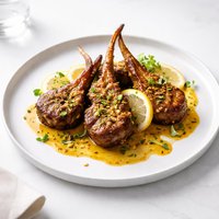 Lemon Curried Lamb Chops