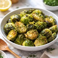 Lemon Dilled Brussels Sprouts