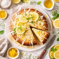 Lemon Drenched Lemon Cake