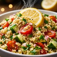 Lemon Flavored Quinoa Salad
