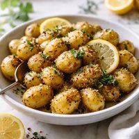 Lemon Garlic Buttered Potatoes