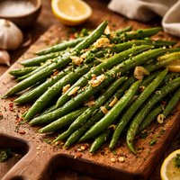 Lemon Garlic Green Beans