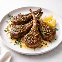 Lemon Garlic Marinated Lamb Chops