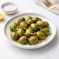 Lemon Garlic Olives