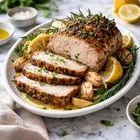 Lemon Garlic Roast Pork