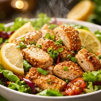 Lemon Ginger Chicken Salad