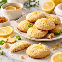 Lemon Ginger Tea Cookies