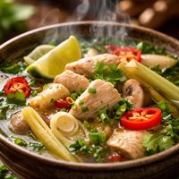 Lemon Grass Chicken Soup