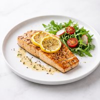 Lemon Grilled Salmon or Chicken