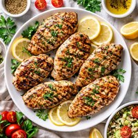 Lemon Herb Chicken Grilled Diabetic Friendly