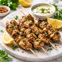 Lemon Herbed Chicken Satay