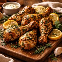 Lemon Herbed Drumsticks Sherri Griffin