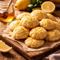 Lemon Honey Drop Cookies