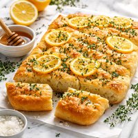 Lemon Honey Thyme Focaccia
