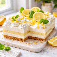 Lemon Icebox or Freezer Cake
