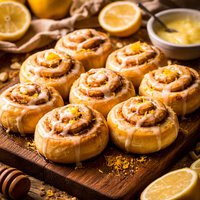 Lemon Kissed Cinnamon Rolls