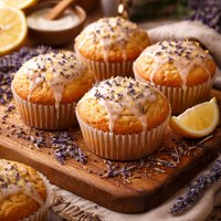 Lemon Lavender Muffins