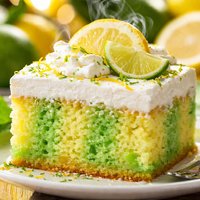 Lemon Lime Poke Cake
