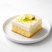 Lemon Lime Refrigerator Sheet Cake 1960