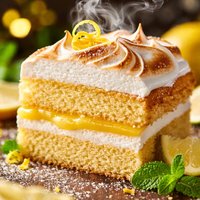 Lemon Meringue Cake