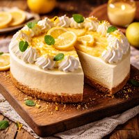 Lemon Mousse Cake