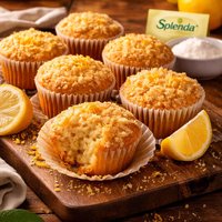 Lemon Muffins Made with Splenda