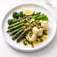 Lemon Olive and Caper Sauce for Vegetables