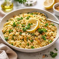 Lemon Orzo Pilaf