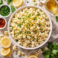 Lemon Parsley Popcorn