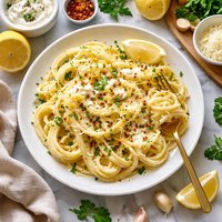 Lemon Pasta with Sour Cream
