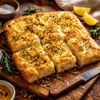 Lemon Pepper Focaccia