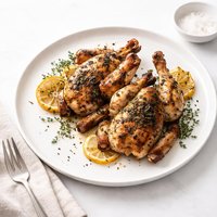 Lemon Pepper Grilled Cornish Game Hens
