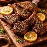 Lemon Pepper Lamb Chops