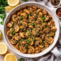 Lemon Pepper Mushrooms