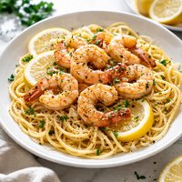 Lemon Pepper Shrimp Scampi