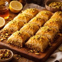 Lemon Pistachio Baklava