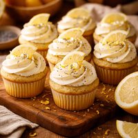 Lemon Poppy Seed Cupcakes