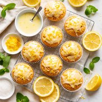 Lemon Pound Cake Muffins